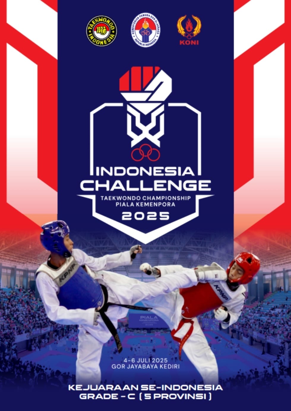 Ajang Pertarungan Prestasi Taekwondo di Tanah Air Taekwondo Indonesia Dojang cakraagnisemarang